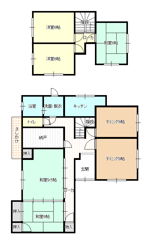 西岐波中古住宅（常盤駅近く）